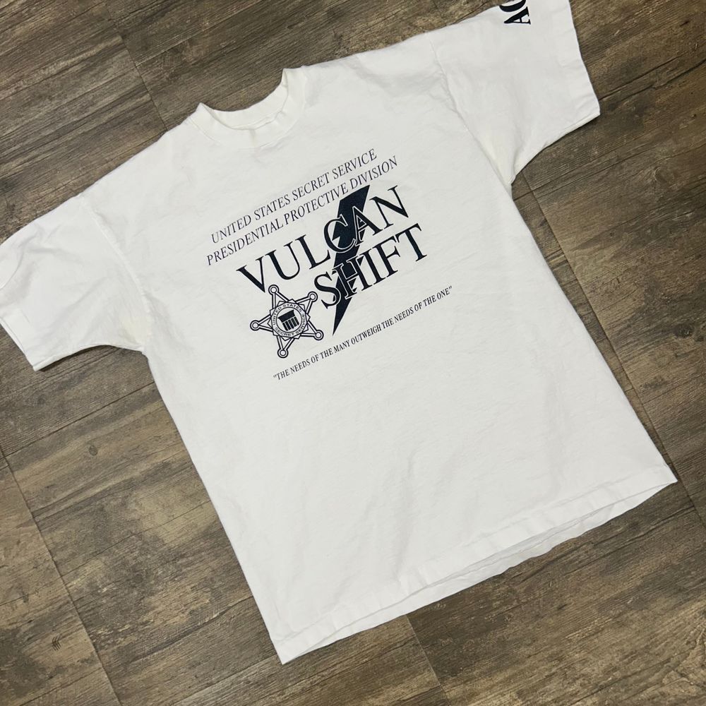 Vintage USSS US Secret Service Vulcan Shift‎ Men Size XL FOTL USA Made (440)